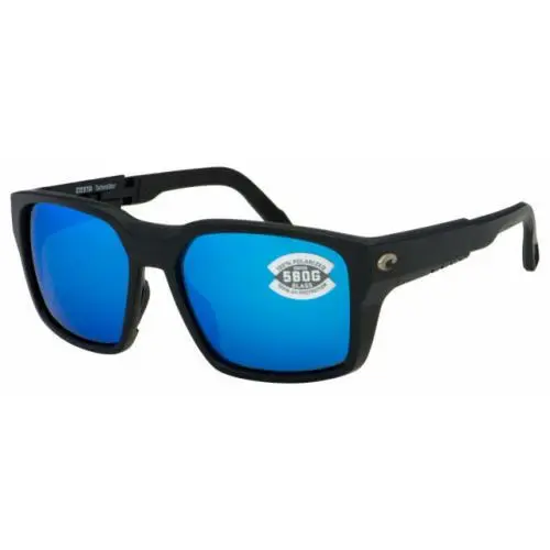 Costa Del Mar Twk 11 Obmglp Tailwalker Sunglasses Blue Mirror 580G Polarized - Frame: Black, Lens: Blue