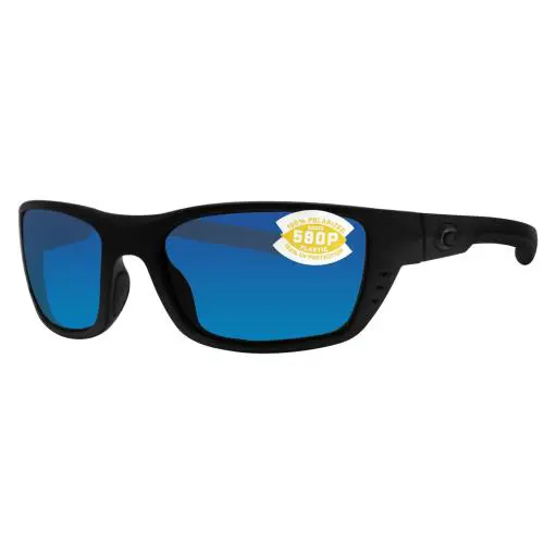Costa Del Mar Whitetip Polarized Sunglasses Blackout/blue Mirror 580P