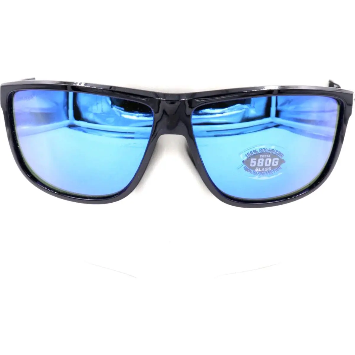 Costa Del Mar Rincondo Shiny Black Blue 580G Sunglasses 06S9010 90100161 - Frame: 11 shiny black, Lens: Blue