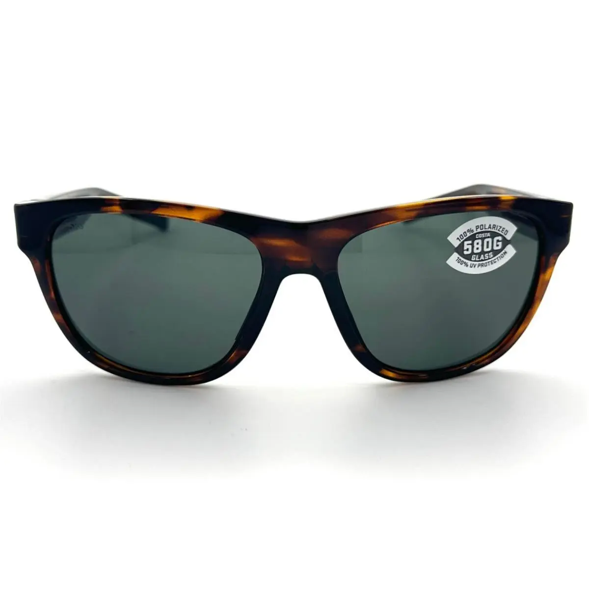 Costa Del Mar Bayside Sunglasses Shiny Tortoise/gray 580Glass - Frame: Shiny Tortoise, Lens: Gray 580Glass