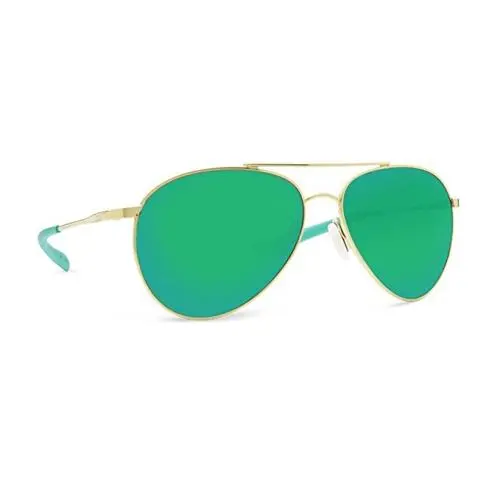 Piper Sunglasses Gold Green Mirror 580P by Costa Del Mar