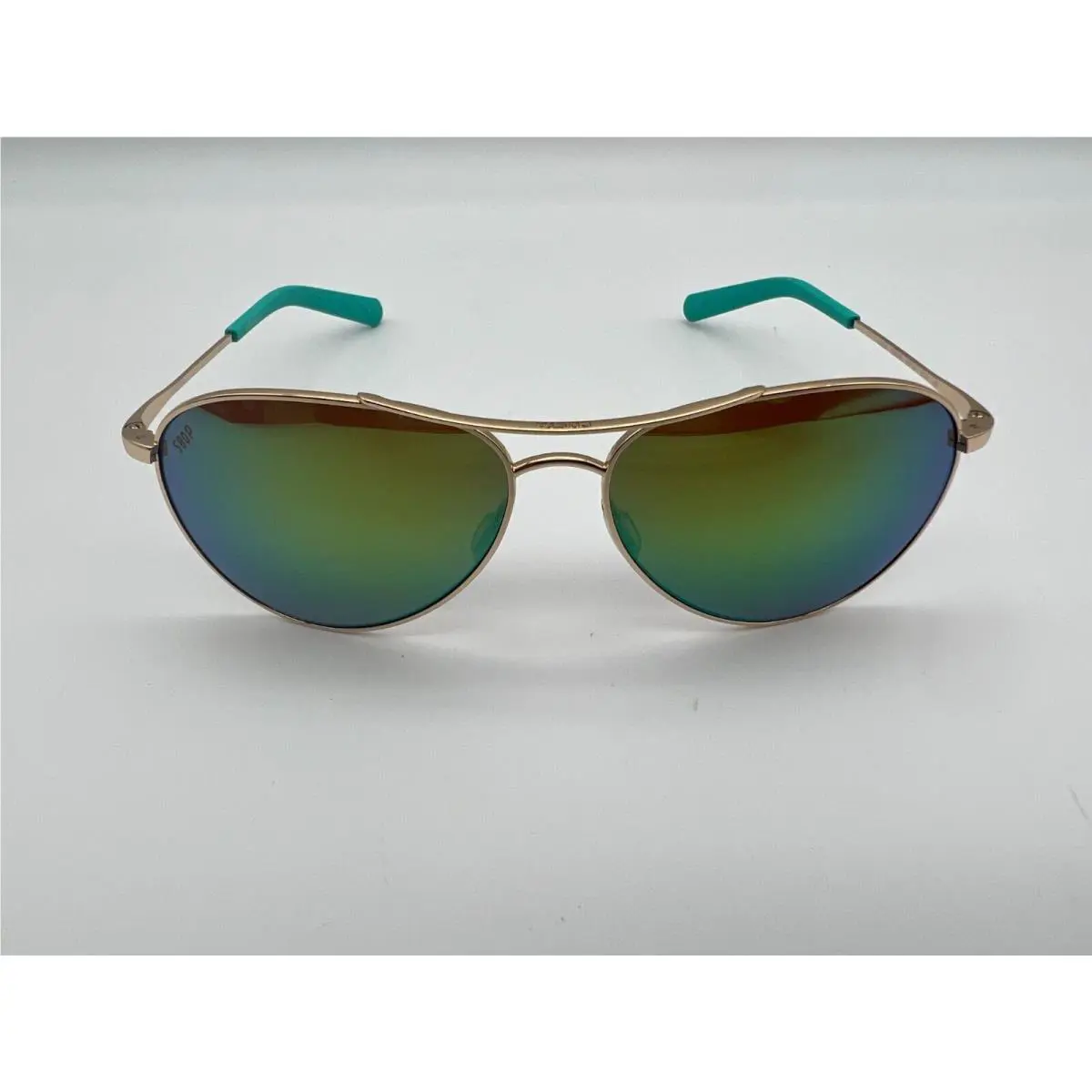 Costa Del Mar Piper Polarized Sunglasses Shiny Gold/ Green Mirror 580P