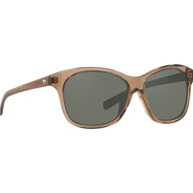 Sunglasses Coquina Shiny Taupe Crystal/gray 580G by Costa Del Mar