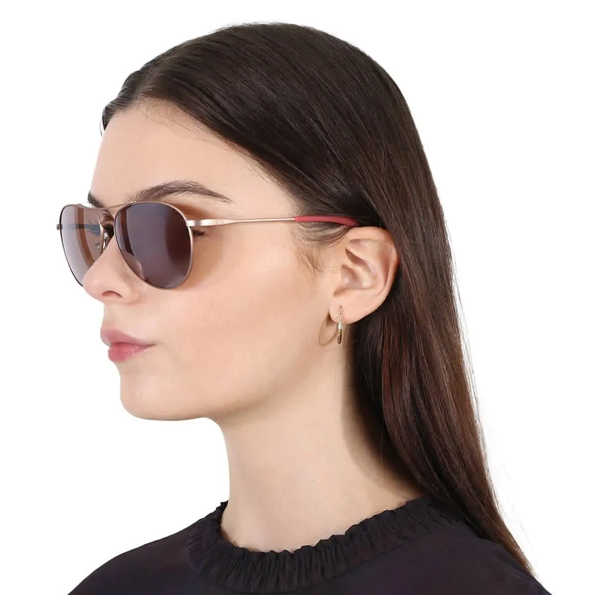 Costa Del Mar Piper Copper Silver Mirror Polarized Polycarbonate Ladies - Gold, Frame: Gold, Lens: Multi
