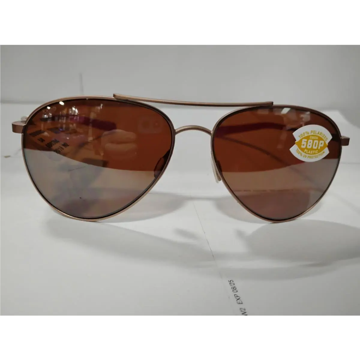 Costa Del Mar Piper Copper Silver Mirror Polarized Polycarbonate Ladies NO Box