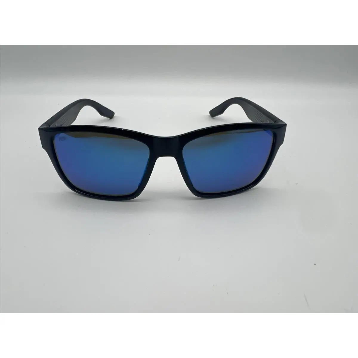 Costa Del Mar Paunch Polarized Sunglasses Black / Blue Mirror Glass 580G