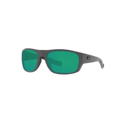 Tico Sunglasses 9036-13 Matte Grey Green Mirror 580P Polarized by Costa Del Mar