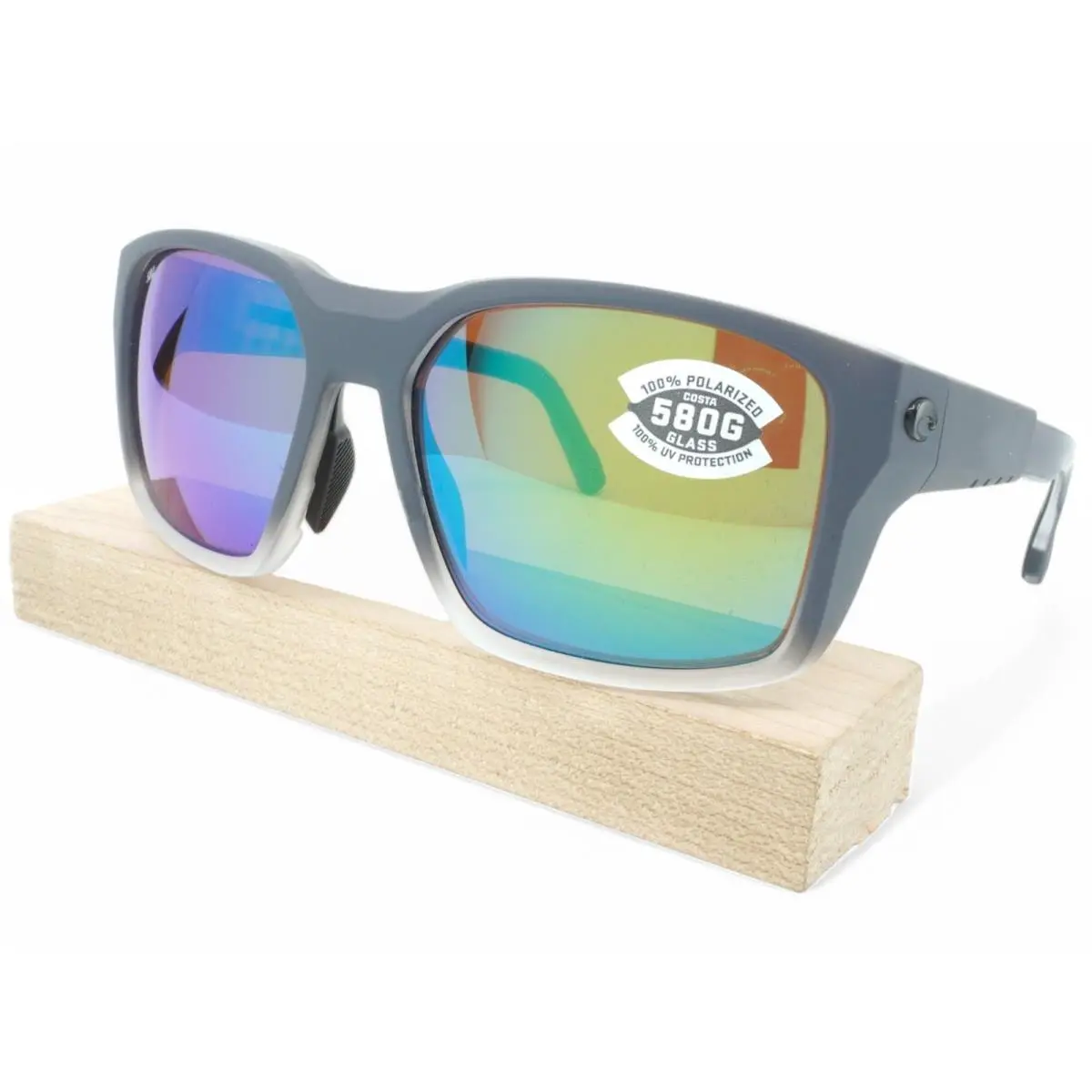 6S9003-10 Unisex Costa Tailwalker Polarized Sunglasses - Frame: Gray, Lens: Green