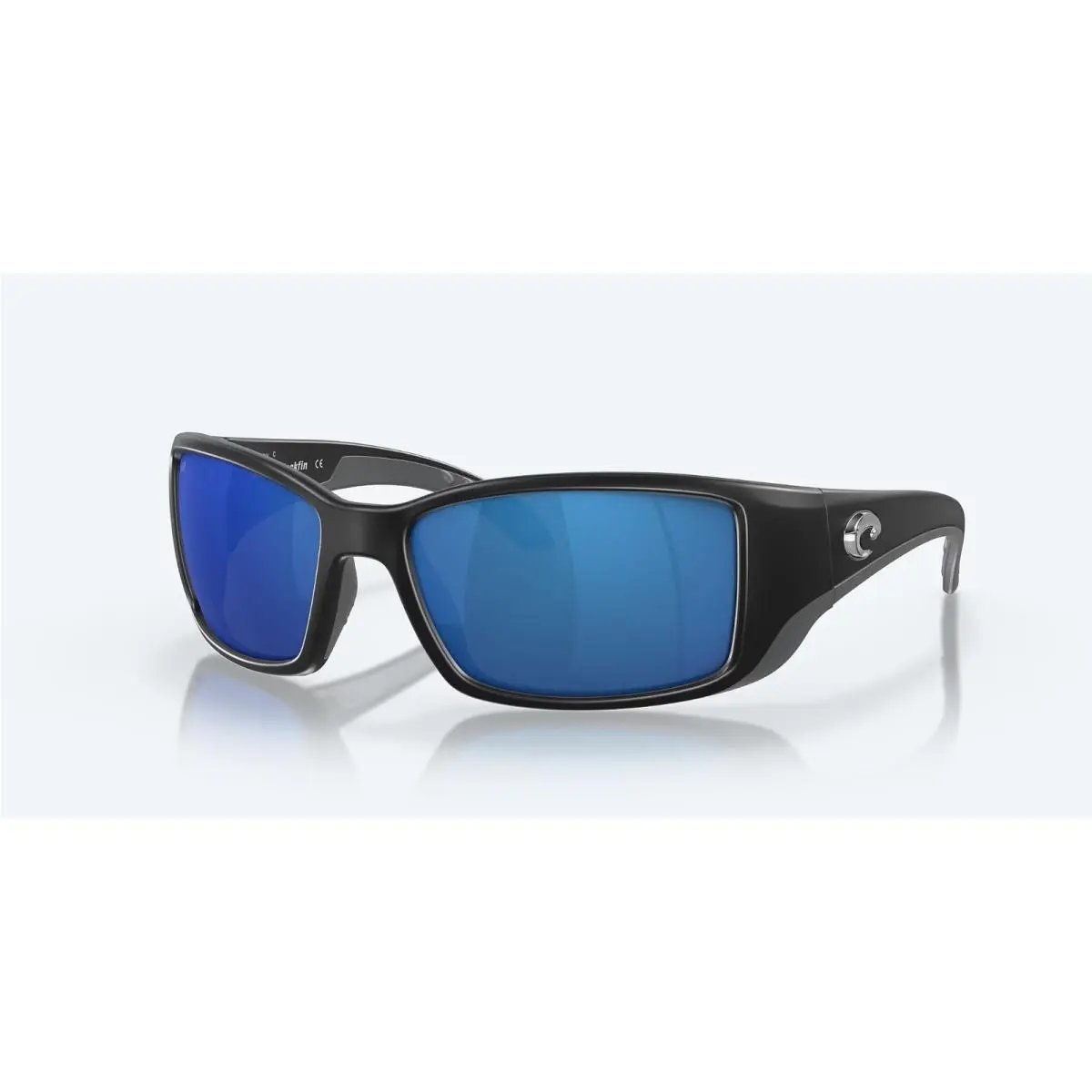 Costa Del Mar Blackfin Sunglasses - Blackout w/ Blue Mirror 580P Lenses