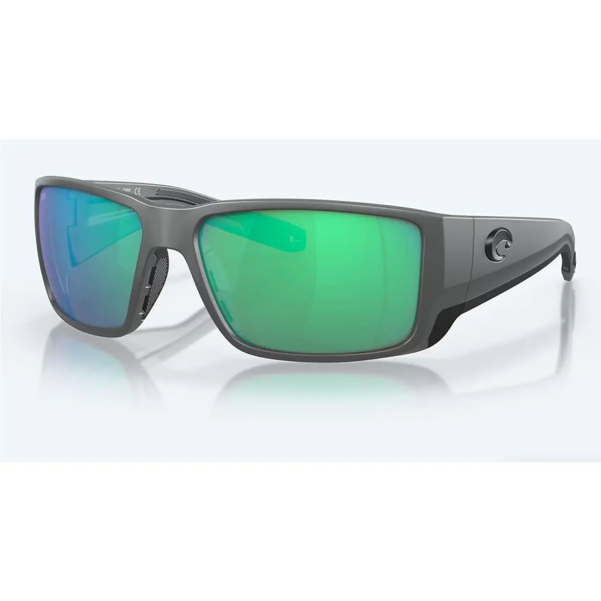 Costa Del Mar Blackfin Pro Matte Gray / Green Mirror Polarized Glass 580G