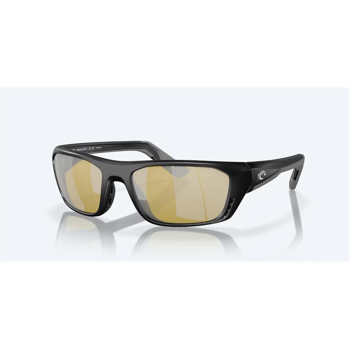 Costa Del Mar Sunglasses Whitetip Pro Black Sunrise Silver Mirror Polarized 580G