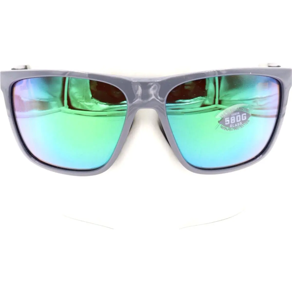 Costa Del Mar Ferg XL Shiny Gray Green 580G Sunglasses 06S9012 90120962
