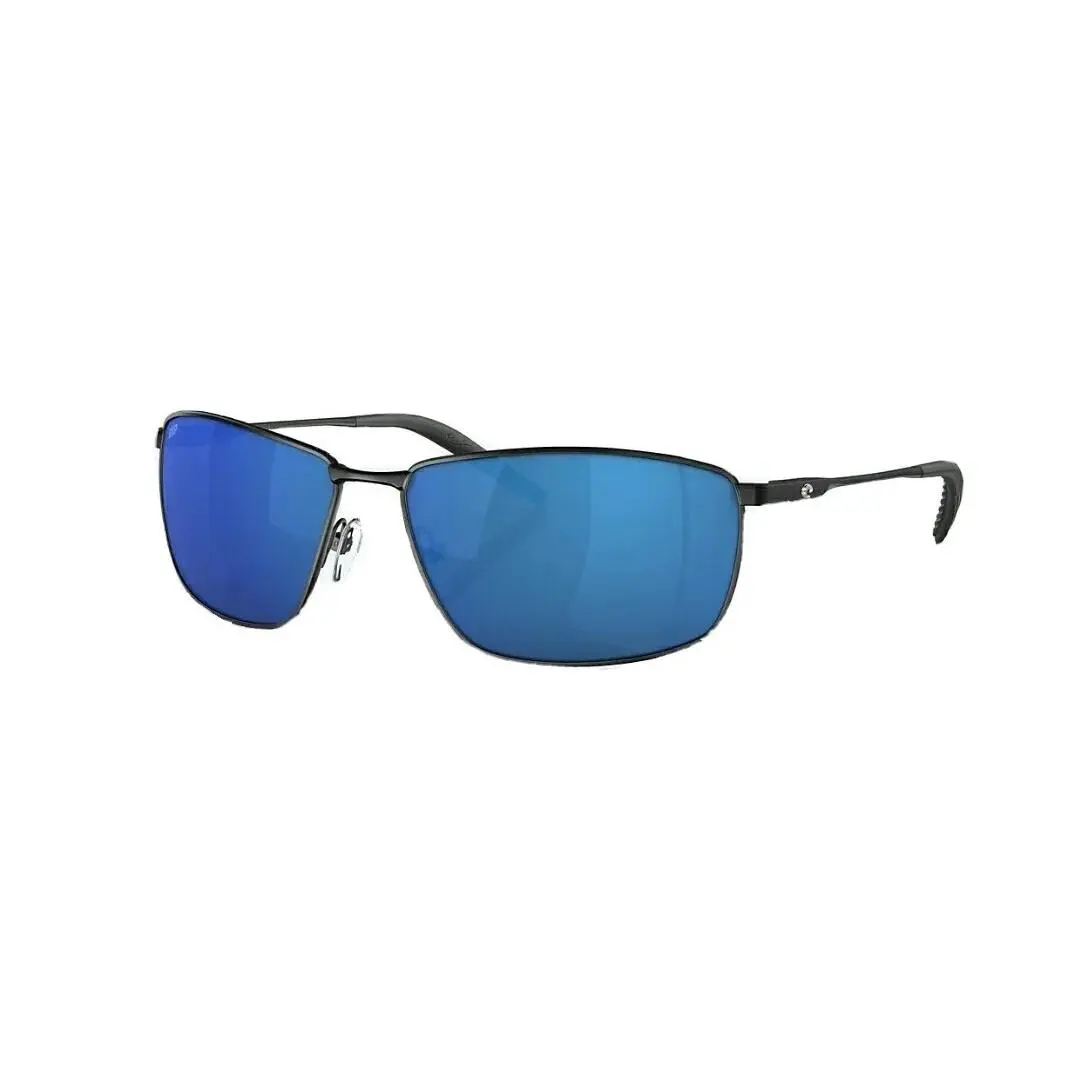 Turret 06S6009 Sunglasses Matte Black /blue Mirror 580P Polarized by Costa Del Mar