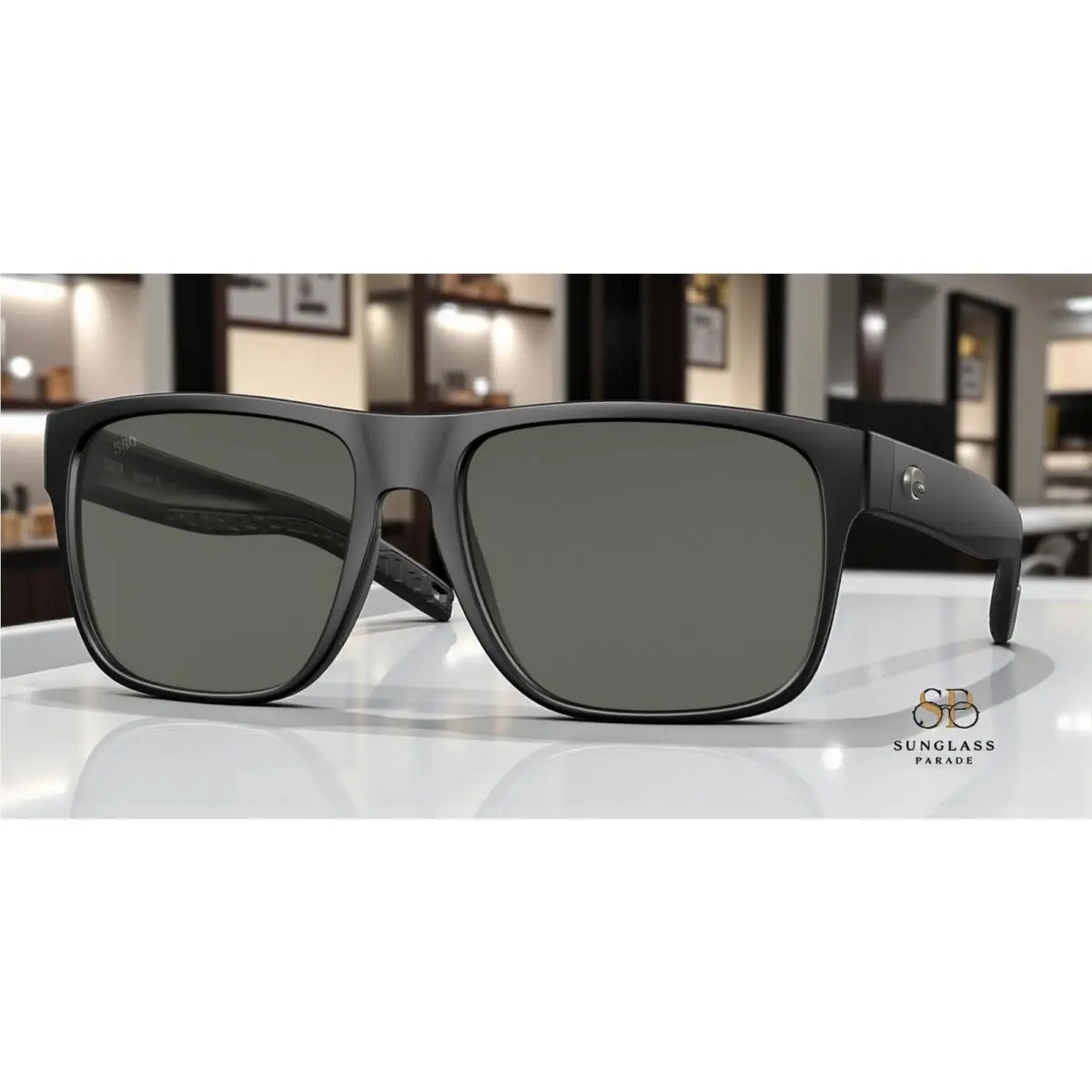 Costa Del Mar 6S9013 04 Spearo Xl Matte Black Gray 59 mm Men`s Sunglasses - Frame: Black, Lens: Gray