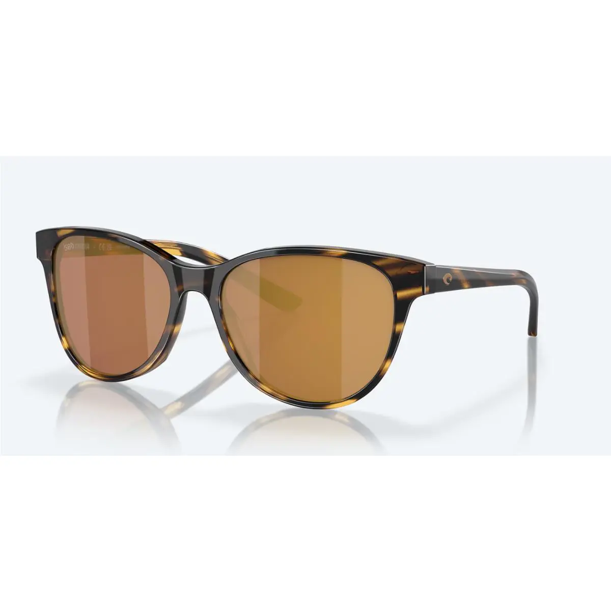 Costa Del Mar Sunglasses Catherine Tortoise Frame/gold Mirrored Lens 580G