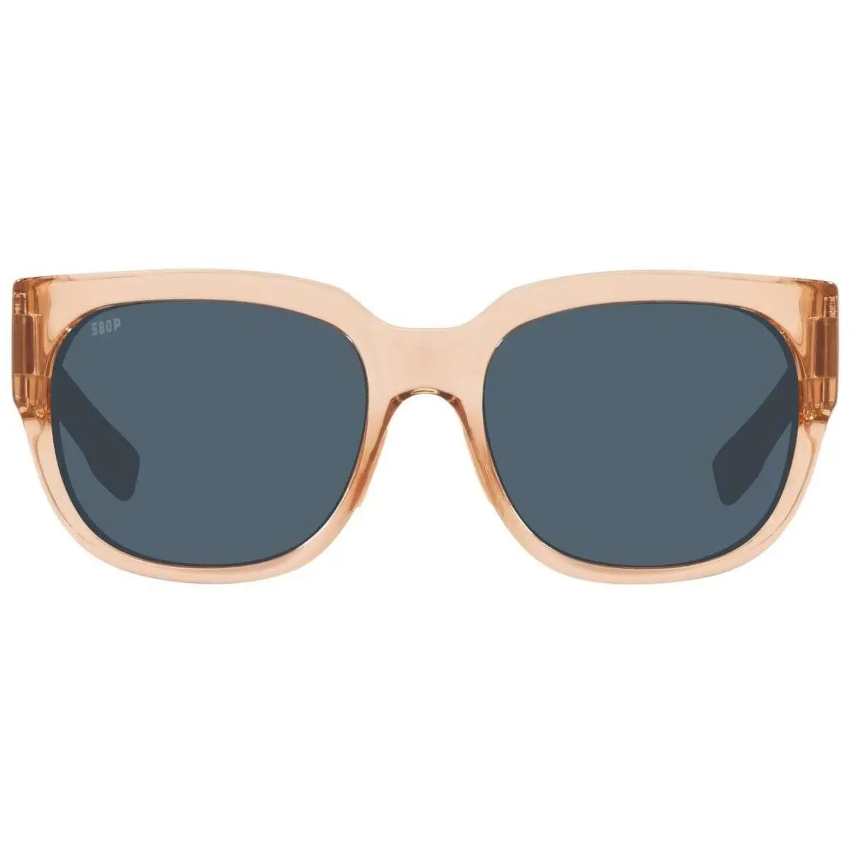 Costa Del Mar Sunglasses Waterwoman Blonde Crystal/gray 580P Polarized - Frame: Shiny Blonde Crystal, Lens: Gray