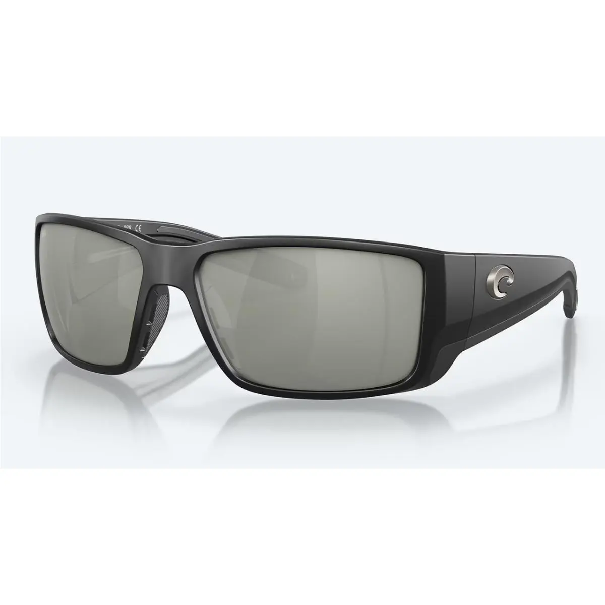 Costa Del Mar Blackfin Pro Black Frame with Gray Silver Mirror Polarized Sunglas