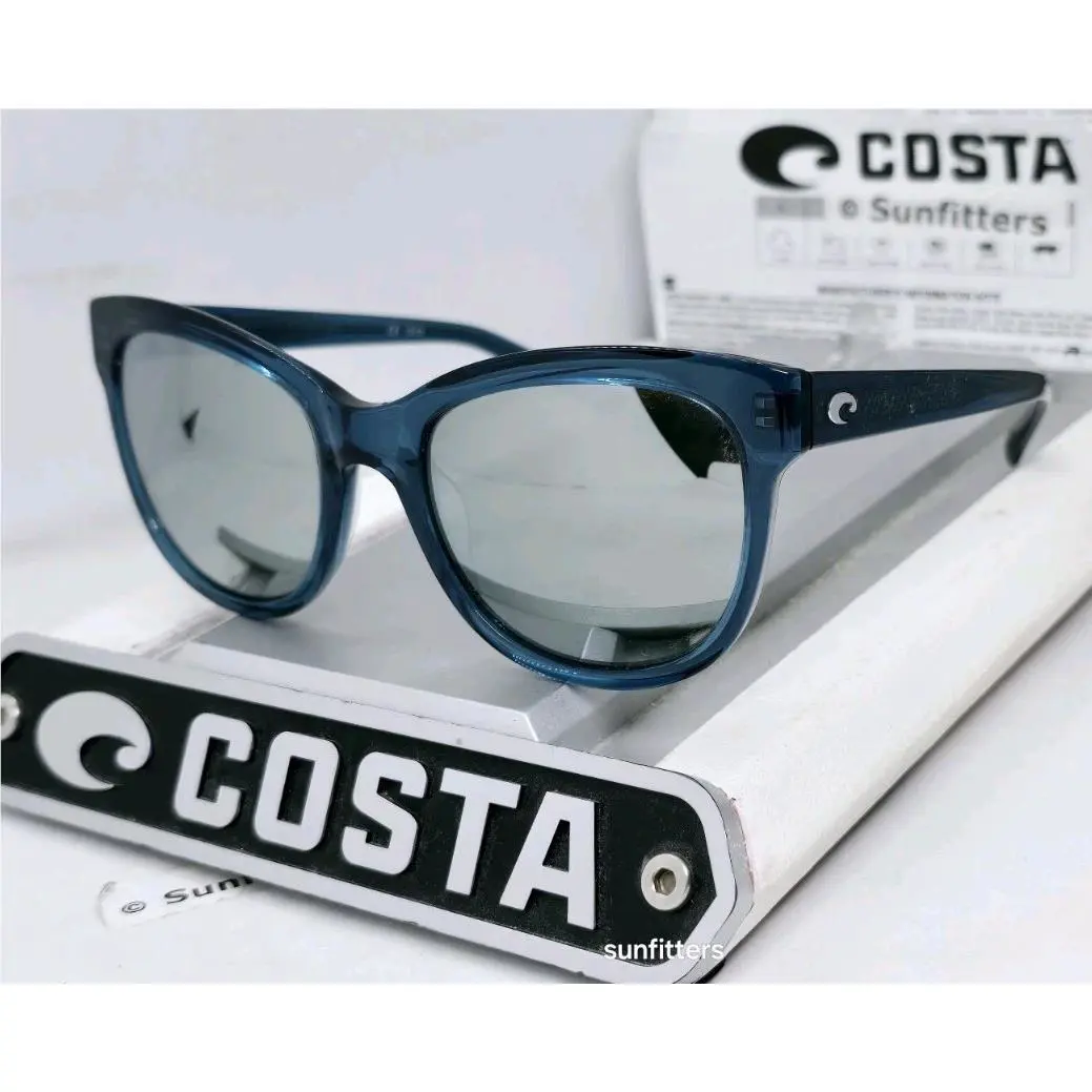 Costa Del Mar Teal/silver Mirror Bimini Polarized 580G Sunglasses