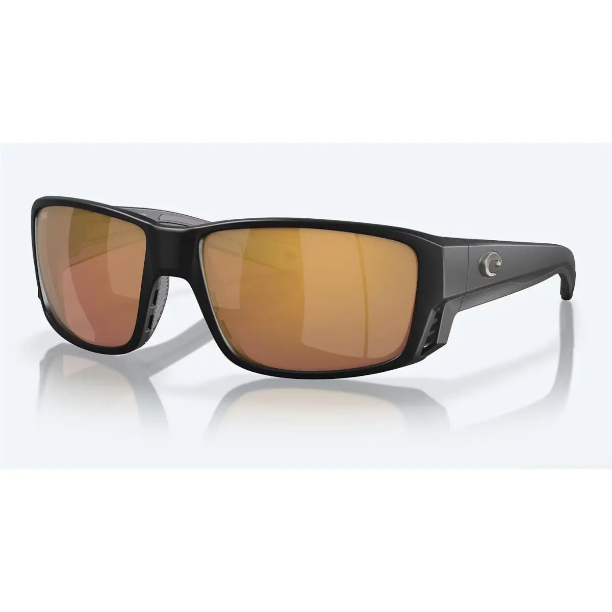 Costa Del Mar Tuna Alley Pro Matte Black / Gold Mirror Polarized Glass 580G