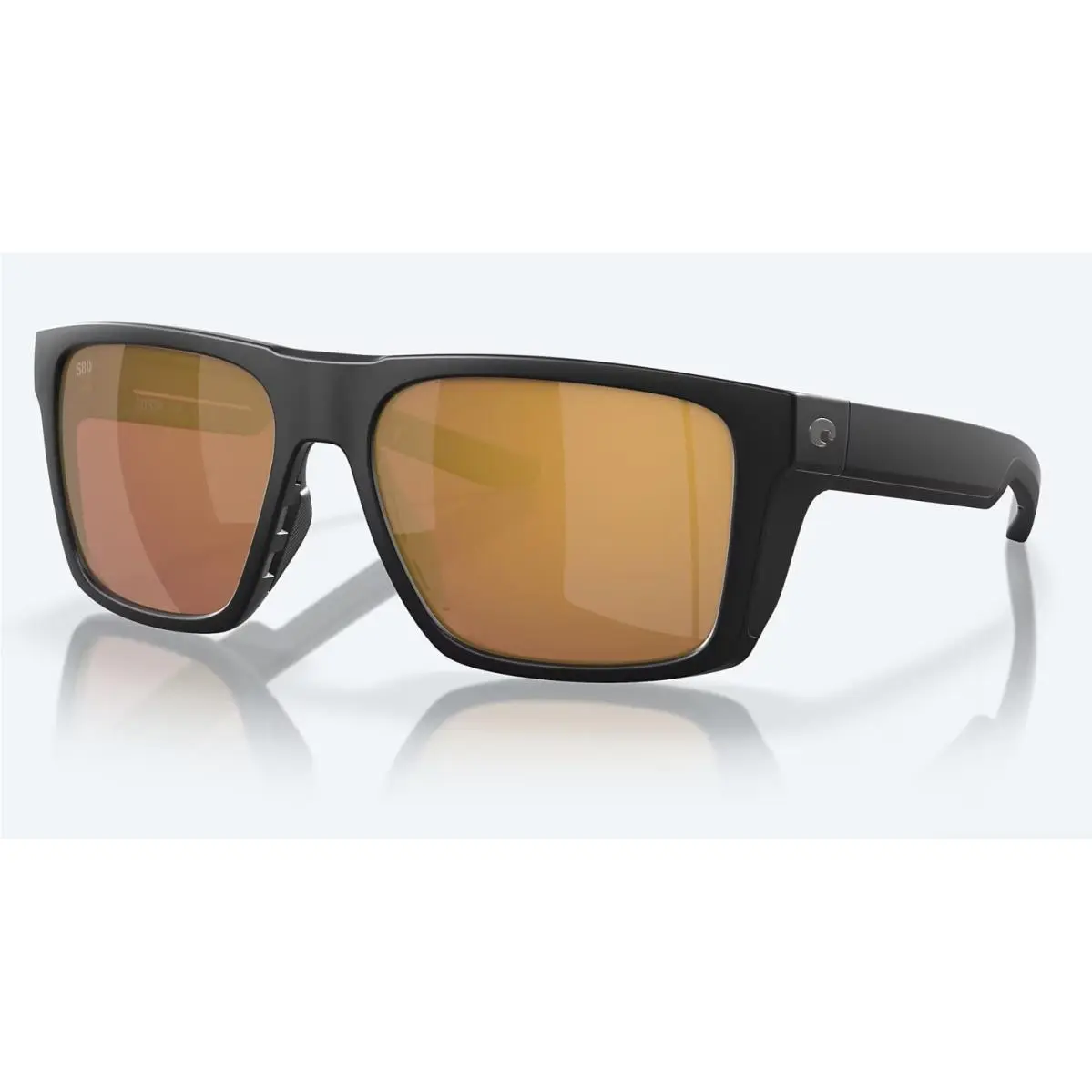 Costa Del Mar Lido Matte Black / Gold Mirror Polarized Glass 580G
