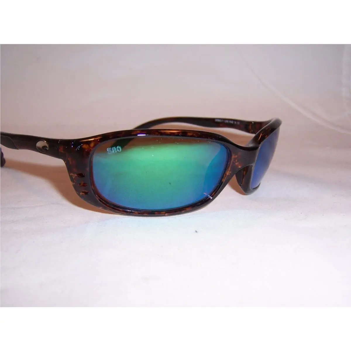 Costa Del Mar Brine Sunglasses Tortoise/green Mirror 580G Polarized