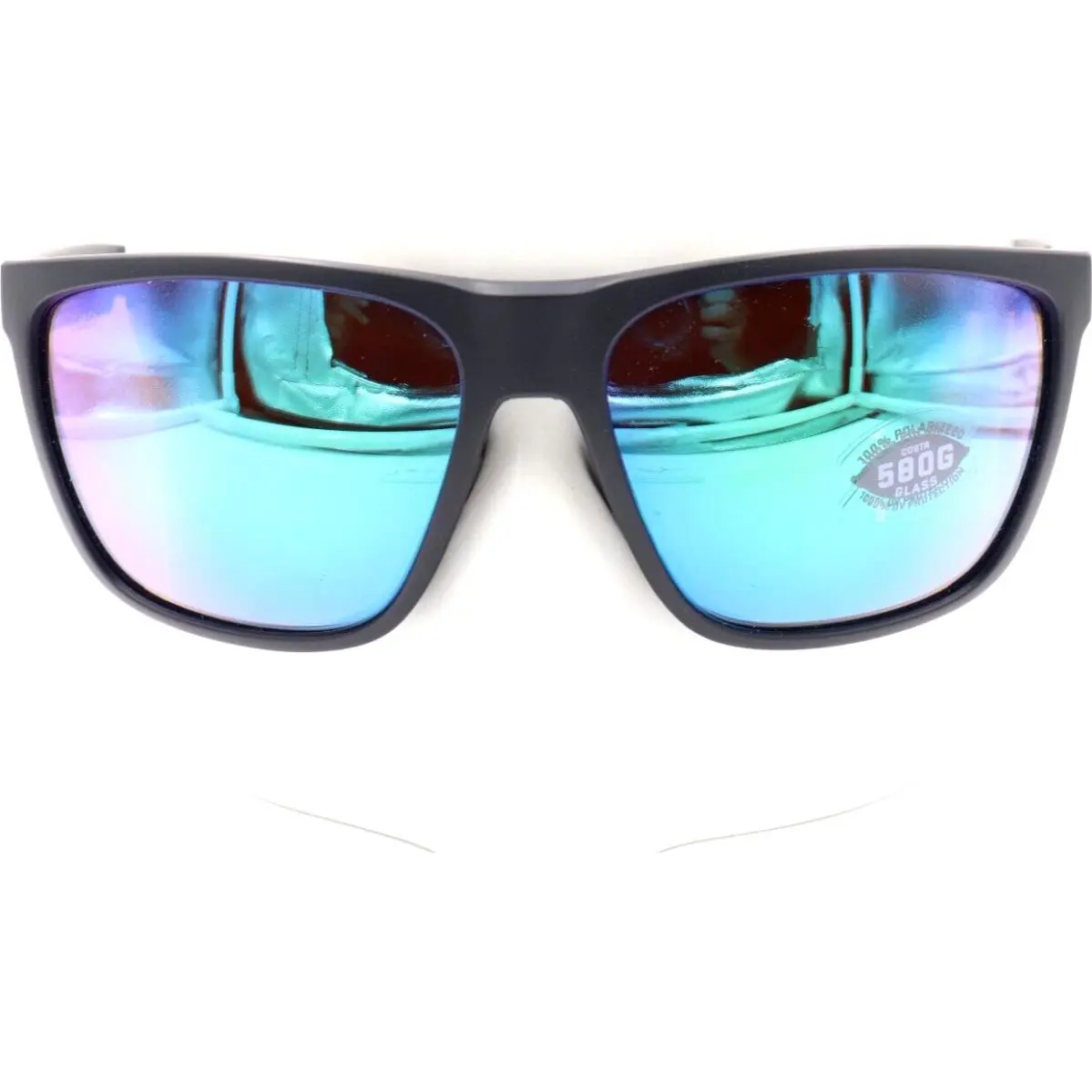 Costa Del Mar Ferg XL Matte Black Green 580G Sunglasses 06S9012 90120262