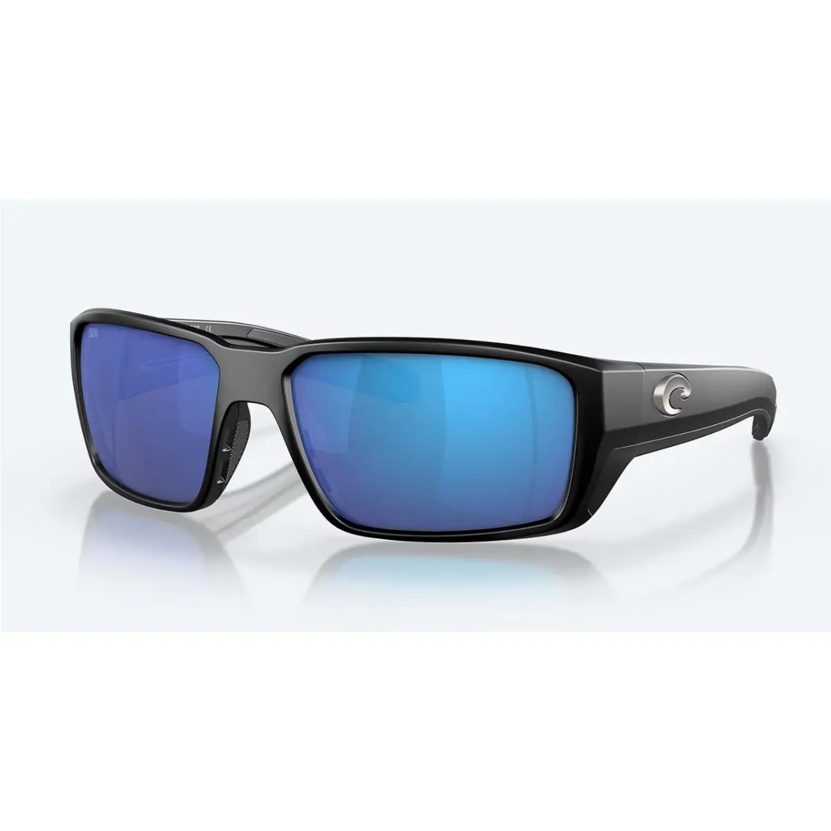 Costa Del Mar Fantail Pro Black Frame with Blue Mirror Polarized Sunglasses