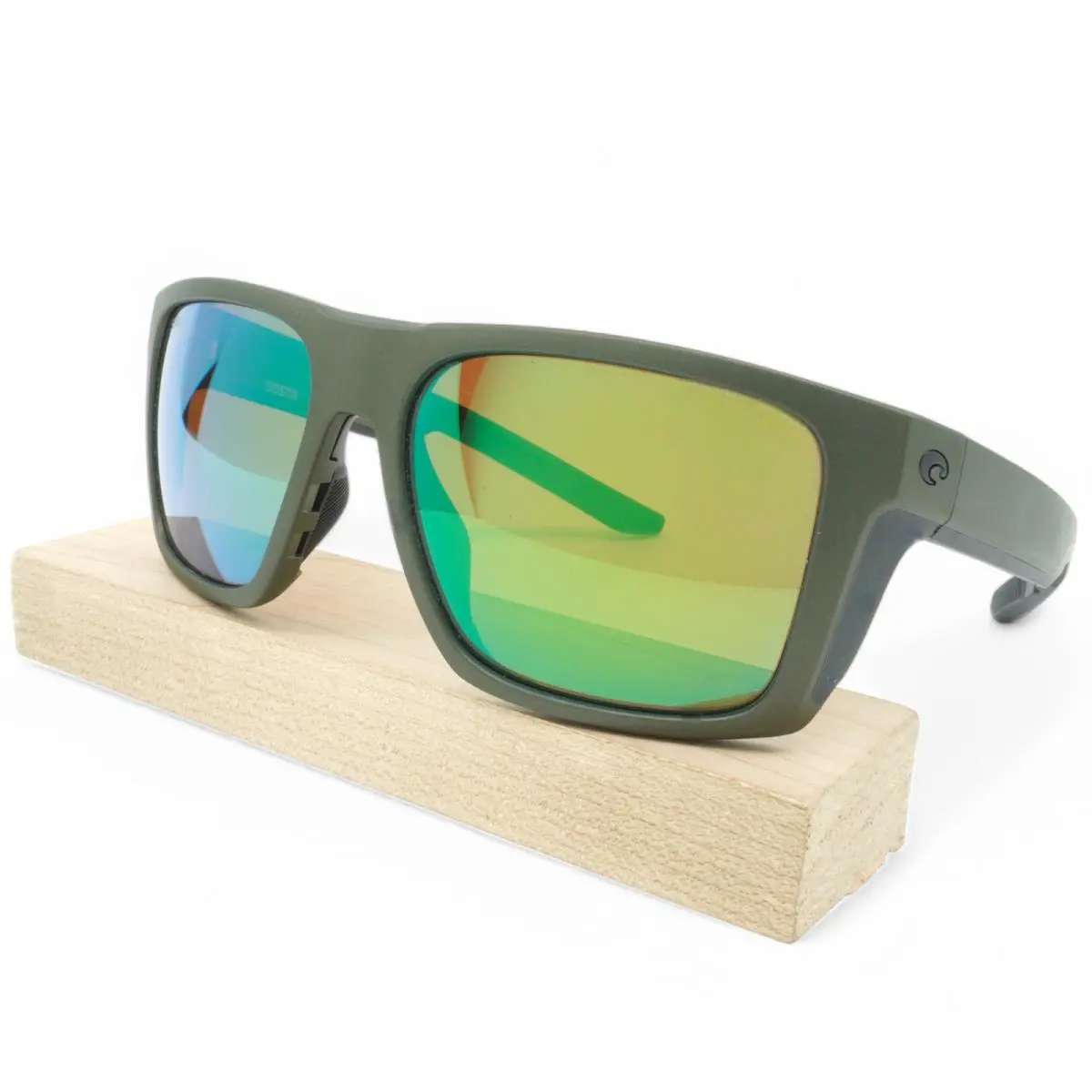 6S9104-10 Unisex Costa Lido Polarized Sunglasses - Frame: Gray, Lens: Green