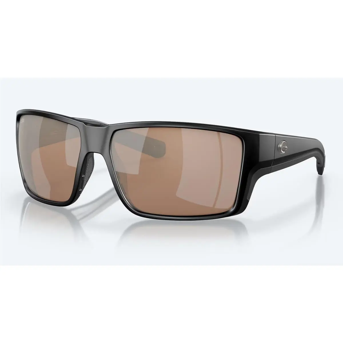 Reefton Pro Black / Copper Silver Mirror Polarized Glass 580G by Costa Del Mar