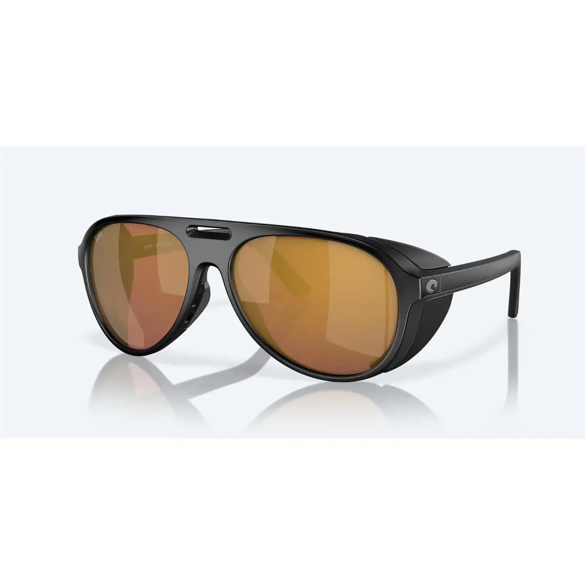 Costa Del Mar Grand Catalina Matte Black / Gold Mirror Polarized Glass 580G