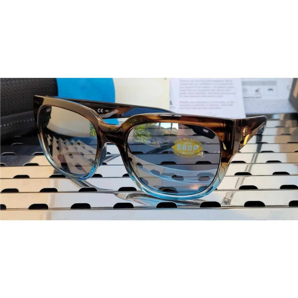 Costa Del Mar Waterwoman 251 Sunglasses Wahoo W/silver 580p Polarized - Frame: Wahoo, Lens: Silver