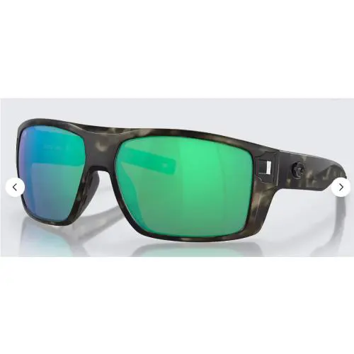 Costa Del Mar Diego Wetlands / Green Mirror Polarized Glass 580G