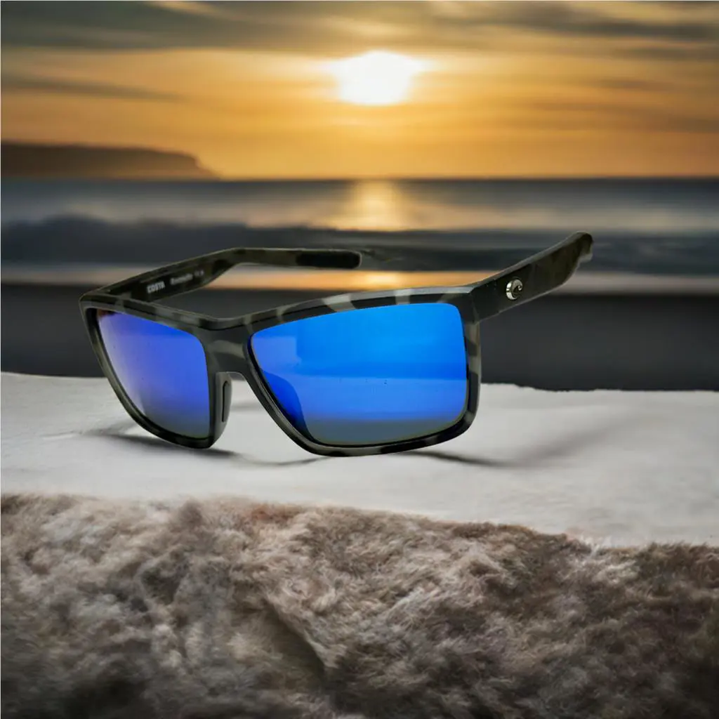 Costa Del Mar Rinconcito Tiger Shark / Blue Mirror Polarized Glass 580 Lens