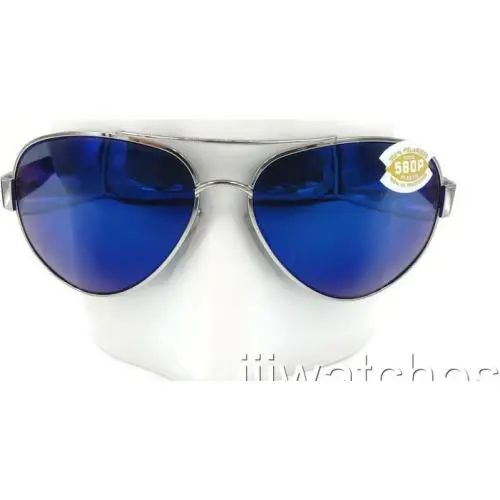 Costa Del Mar South Point Palladium Blue Mirror Sunglasses O6S4010-40100759