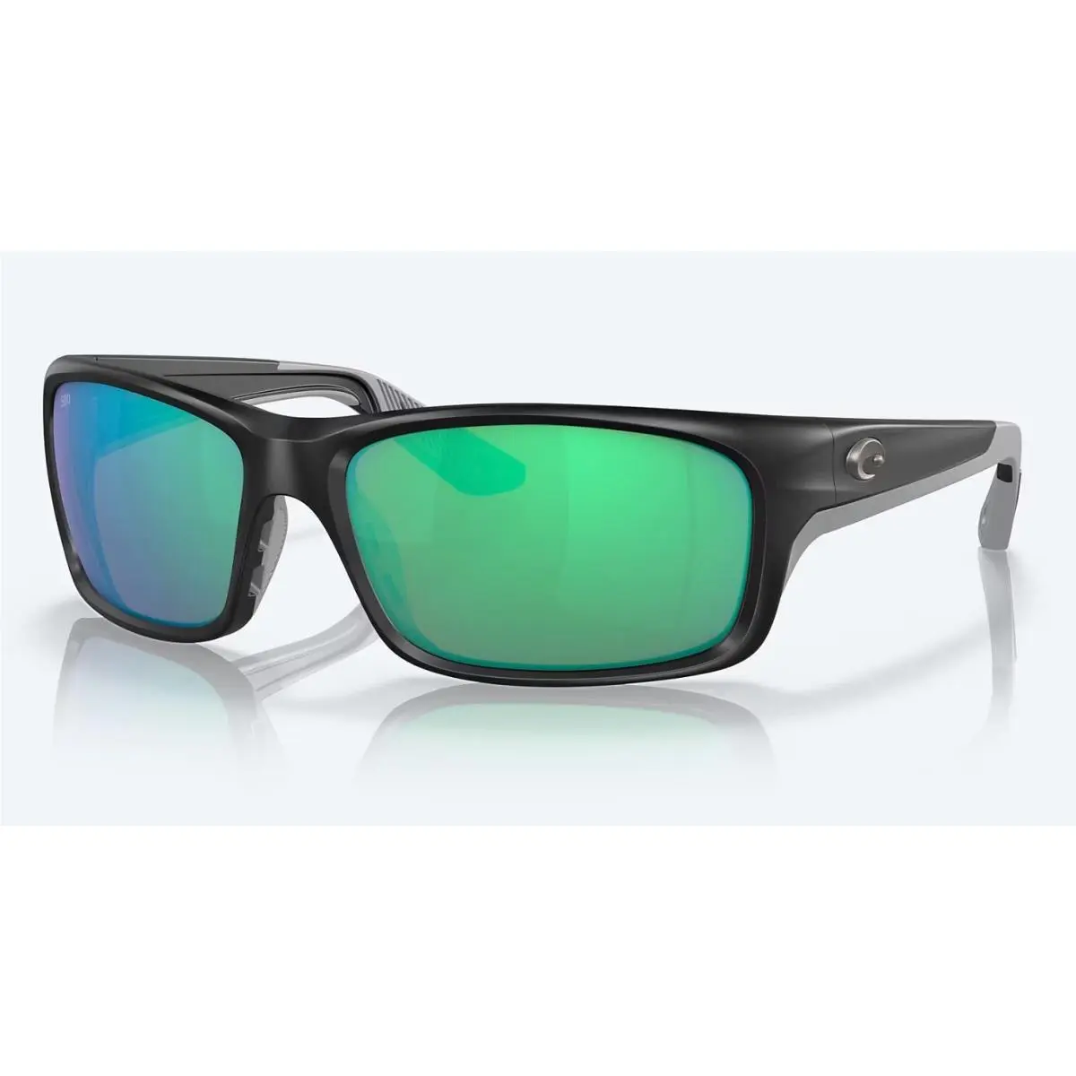 Jose Pro Matte Black / Green Mirror Polarized Glass 580G by Costa Del Mar