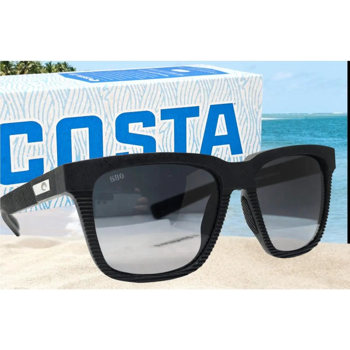 Costa Del Mar Net Gray/gray Gradient Pescador Polarized 580G Sunglasses