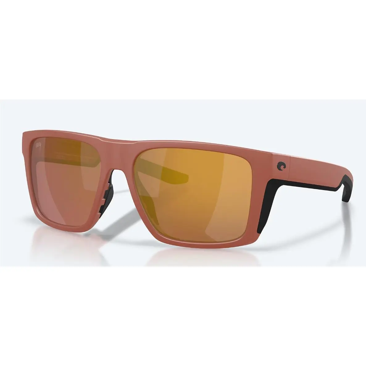 Costa Del Mar Lido Sunglasses Terra Cotta Gold Mirror Lens 580G Glass Lens
