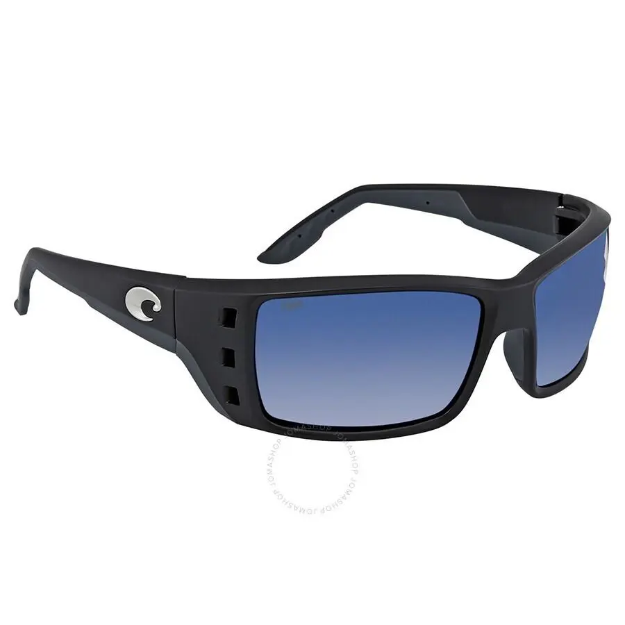 Costa Del Mar Sunglasses Permit Black/blue Mirror 400G Polarized - Frame: Black, Lens: Blue Mirror
