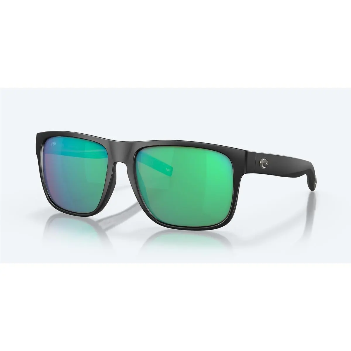 Spearo XL Matte Black/green Mirror 580G Polarized 59 mm Sunglasses by Costa Del Mar