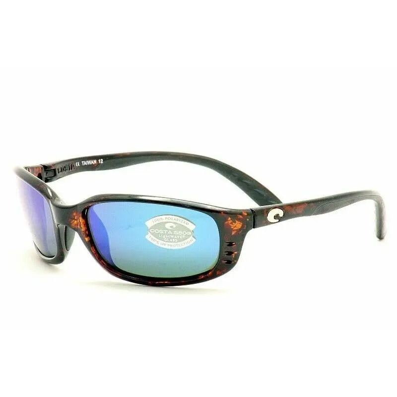 Brine BR10OBMGLP Tortoise/blue Mirror 580G Polarized Sunglasses by Costa Del Mar