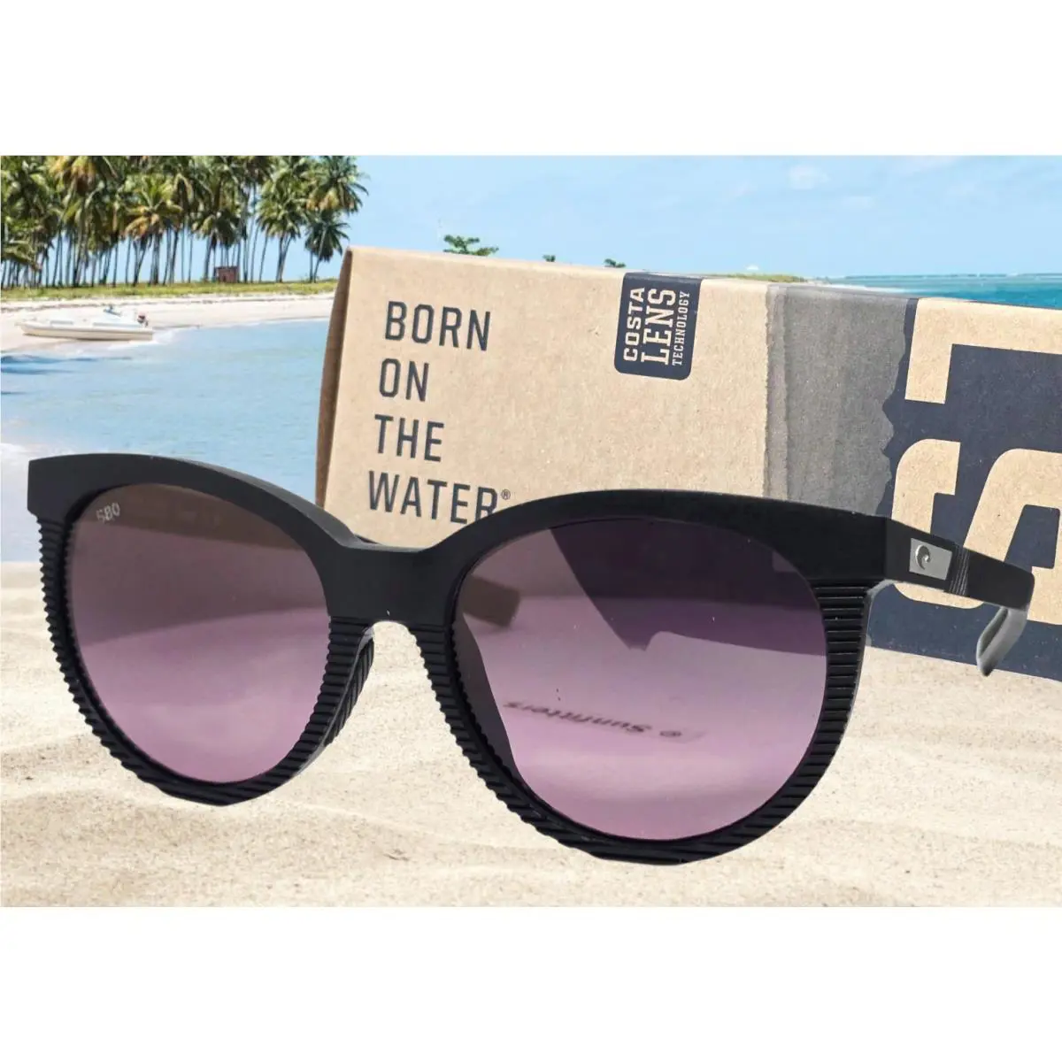 Costa Del Mar Gray/rose Gradient Victoria Polarized 580G Sunglasses