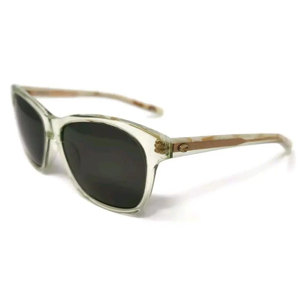 Nos Costa SAR209 Sarasota Sunglasses - Seafoam Crystal/polarized Gray 580G Lens