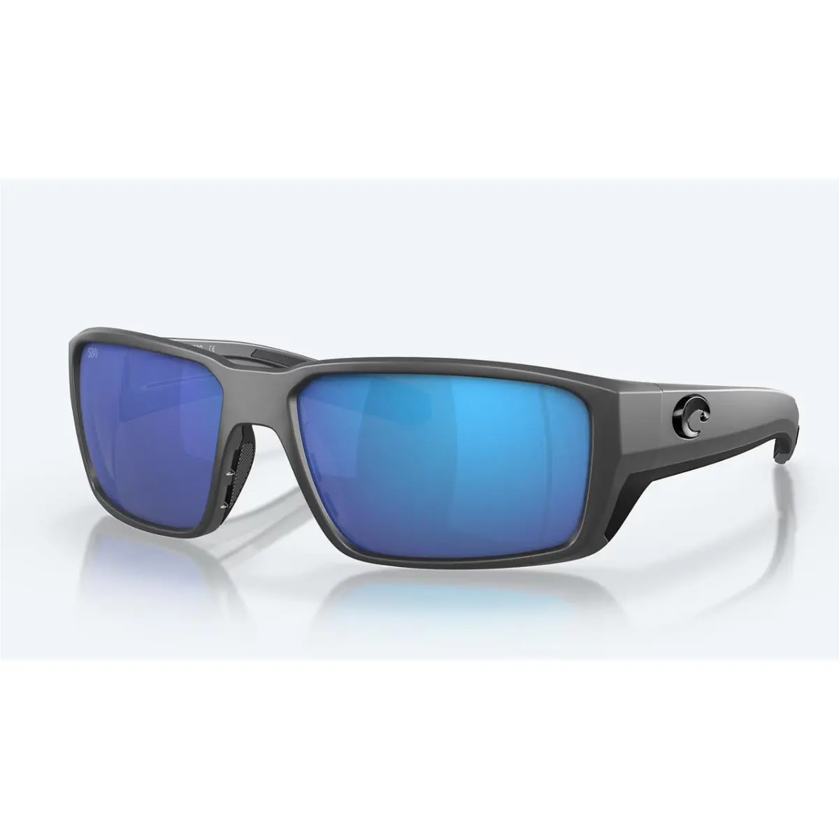 Costa Del Mar Fantail Pro Gray Frame with Blue Mirror Polarized Sunglasses