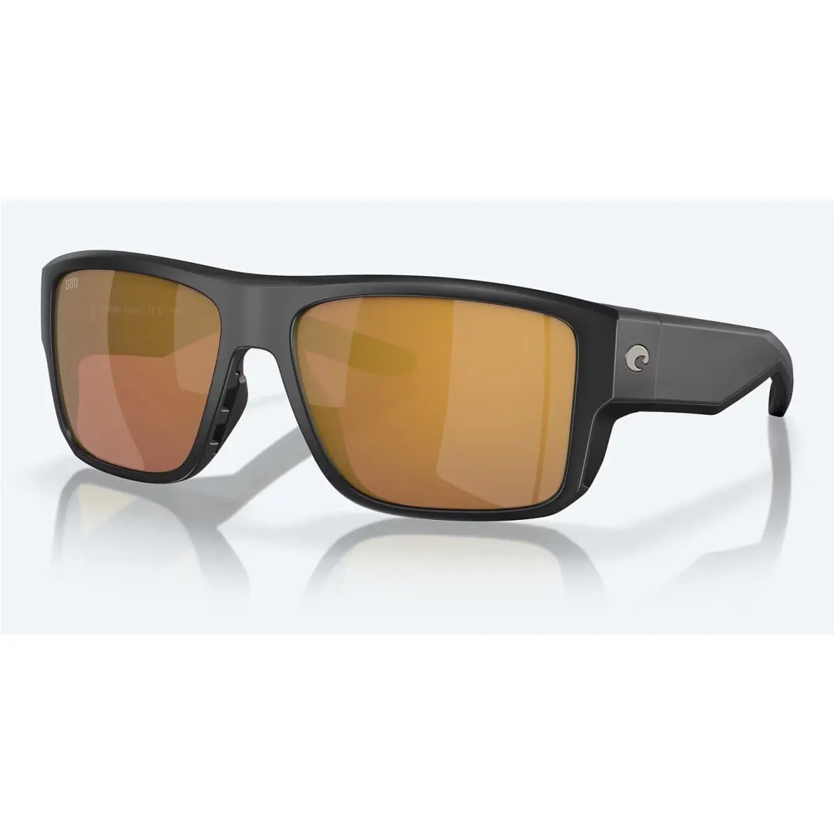 Costa Del Mar Taxman Matte Black / Gold Mirror Polarized Glass 580G