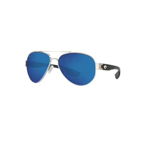 Costa South Point Palladium Metal Frame Blue Lens Unisex Sunglasses SO21OBMGLP by Costa Del Mar