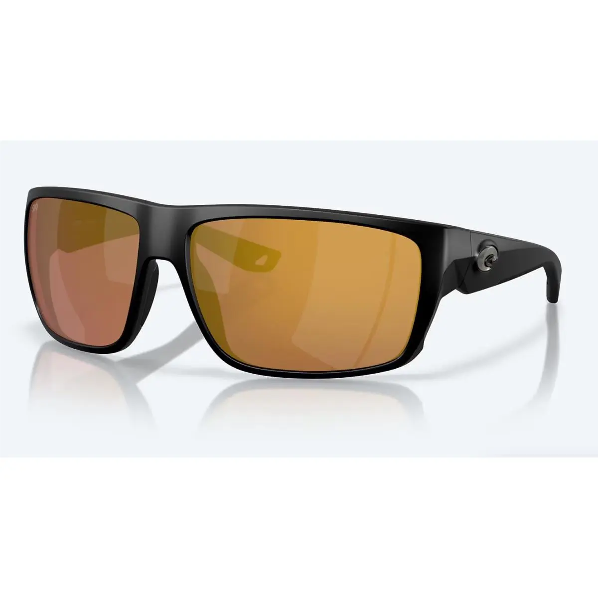 Costa Del Mar Fly Line Matte Black / Gold Mirror Polarized Glass 580G