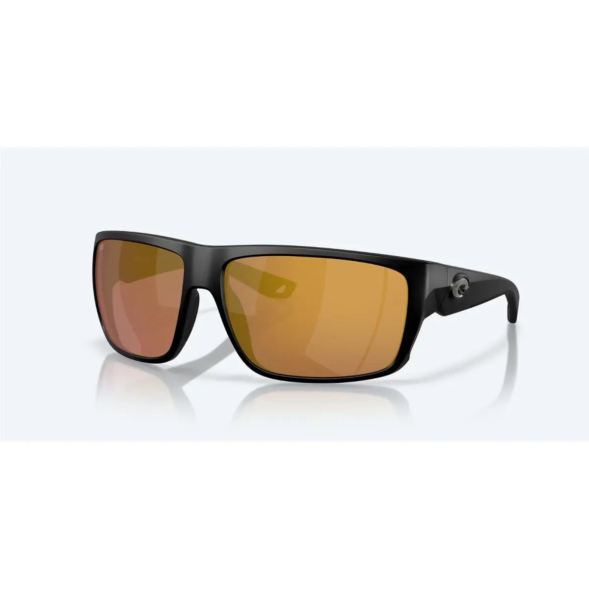 Costa Del Mar Fly Line Matte Black / Gold Mirror Polarized Glass 580G