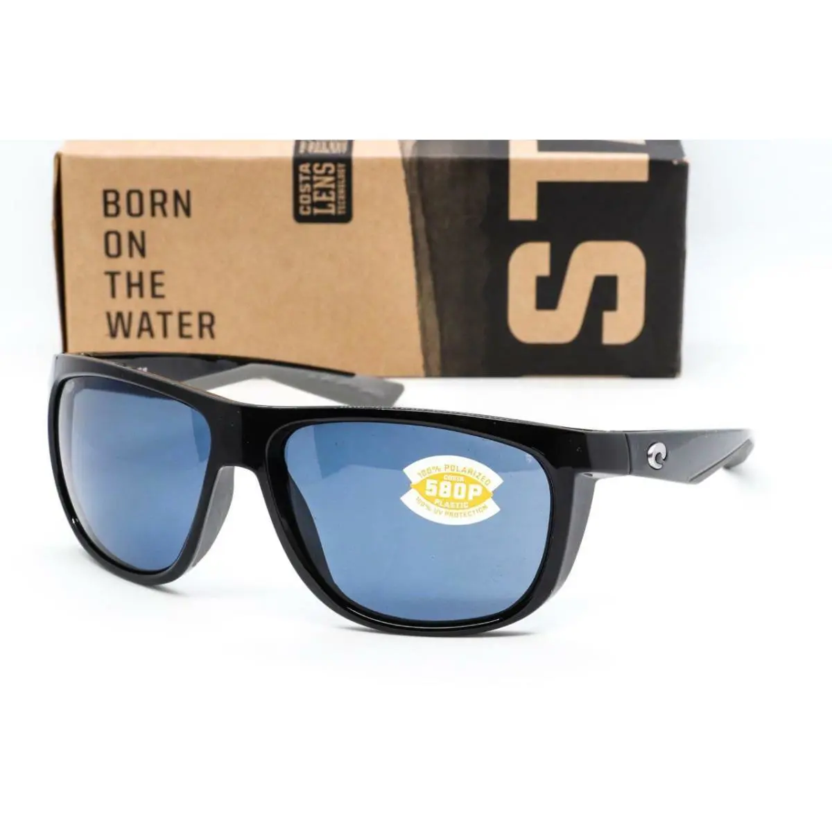 Costa Del Mar Kiwa Sunglasses Black Frame / Gray Lens 580P Polarized Lens - Frame: Black, Lens: Gray, Manufacturer: Black