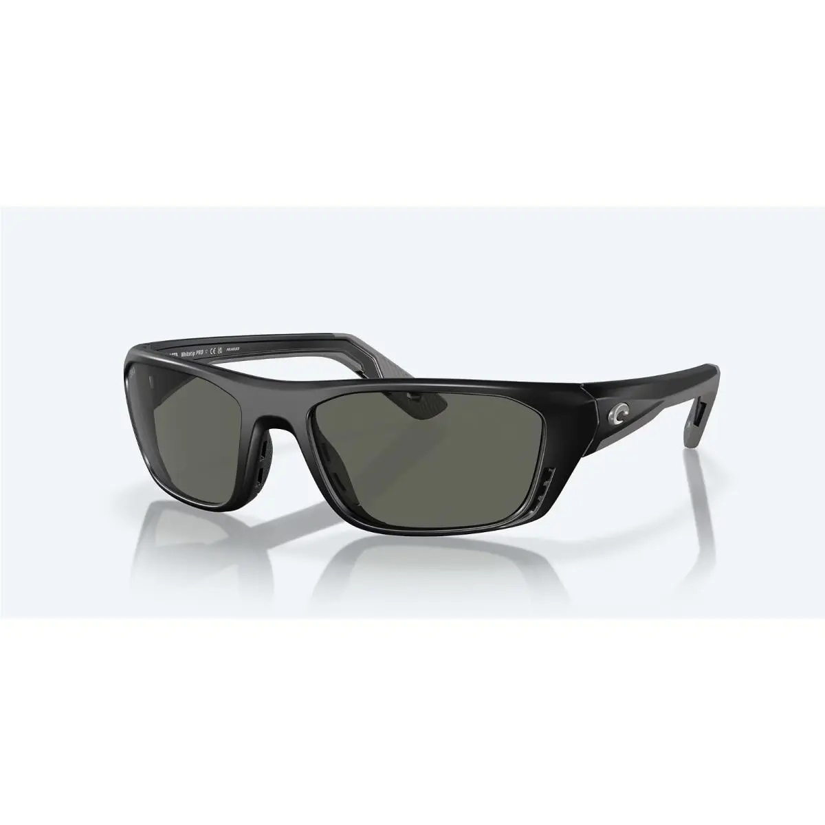 Sunglasses Whitetip Pro Matte Black / Gray Polarized Glass 580G by Costa Del Mar
