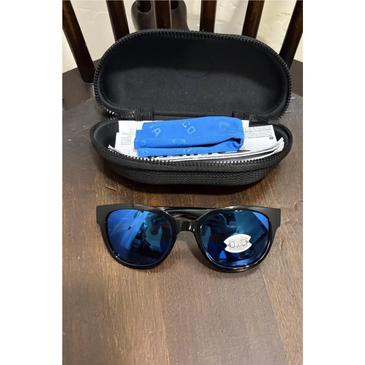 Blue Mirror Salina Polarized 580G Sunglasses-new with Case/papers by Costa Del Mar
